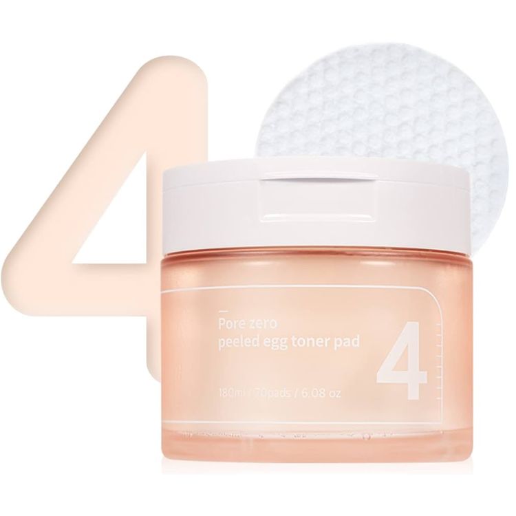 NO.4 PORE ZERO PEELED EGG TONER PAD