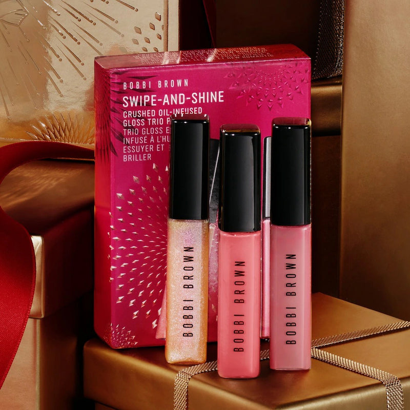 Swipe and Shine Crushed Oilinfused Gloss Trio - Roze