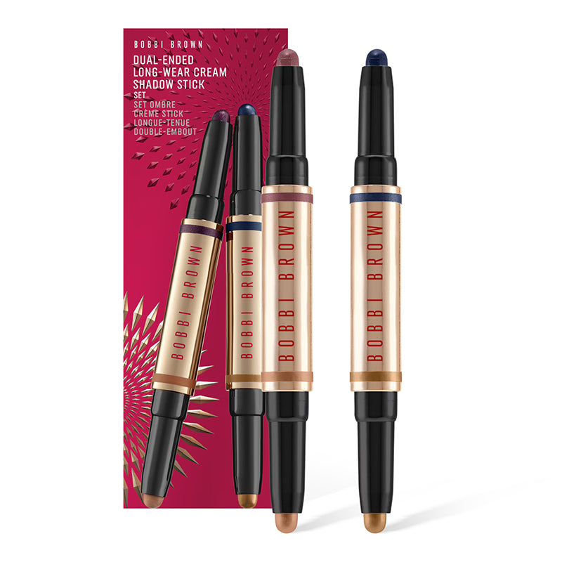 Dual Ended Langhoudende Cream Shadow Stick Set - Kerstcollectie